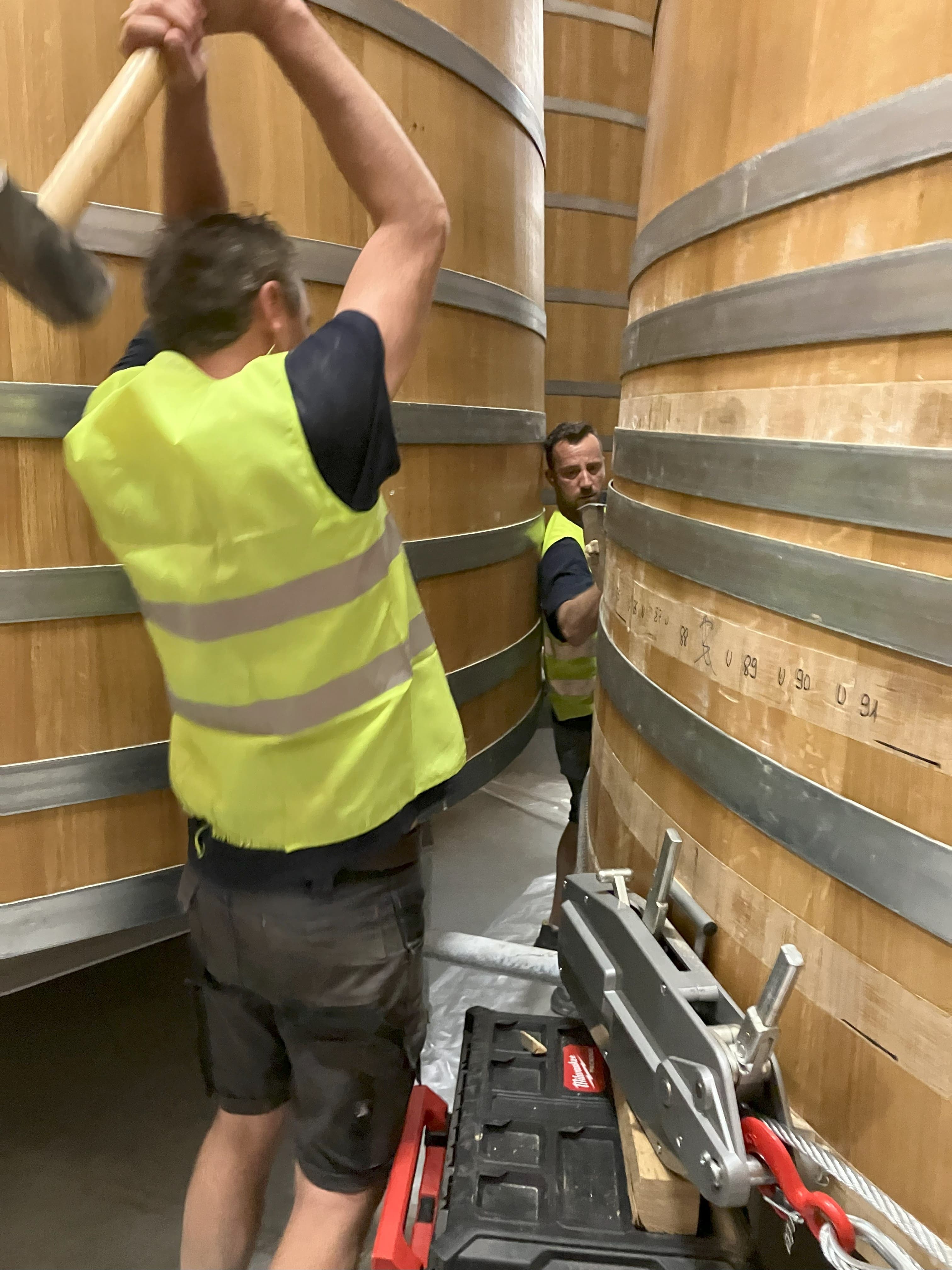 Resserrage du tonneau